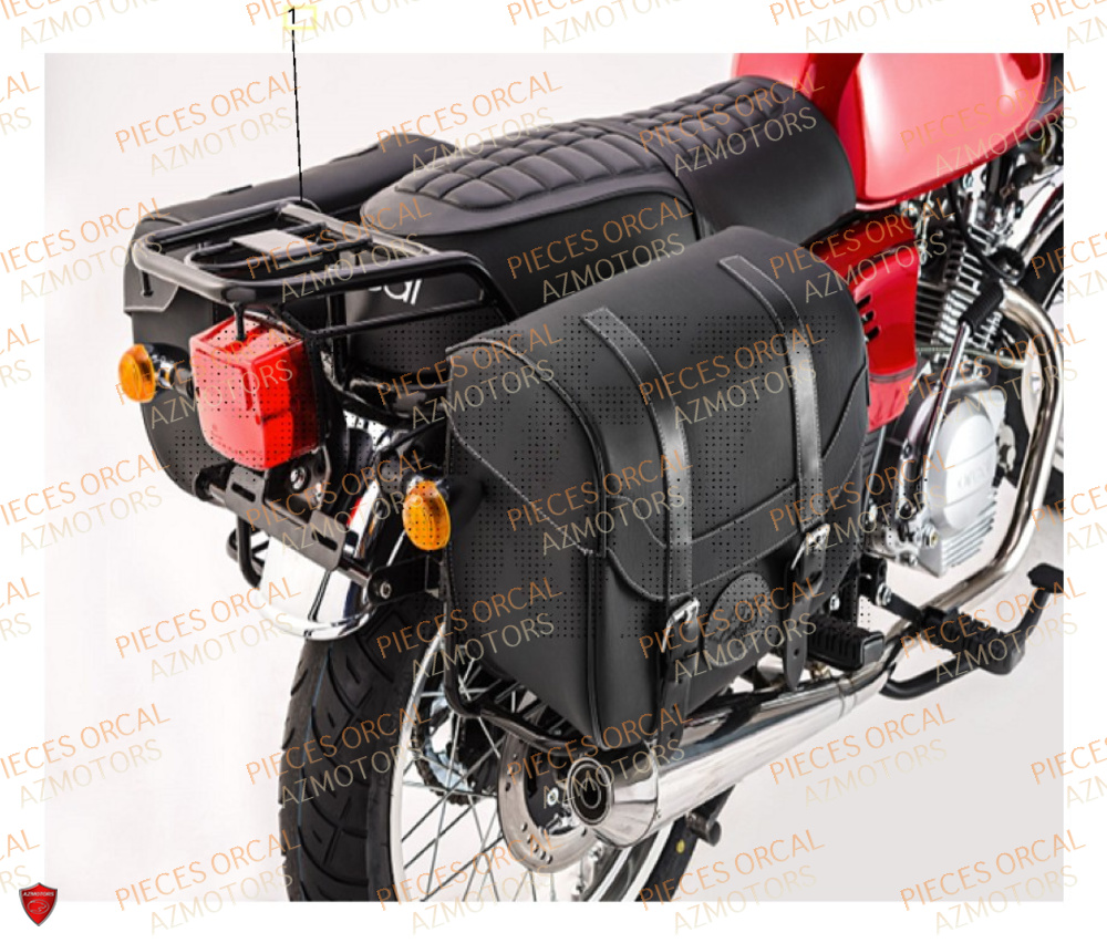 Porte Bagage ORCAL Pièces Orcal ASTOR 125cc EURO5