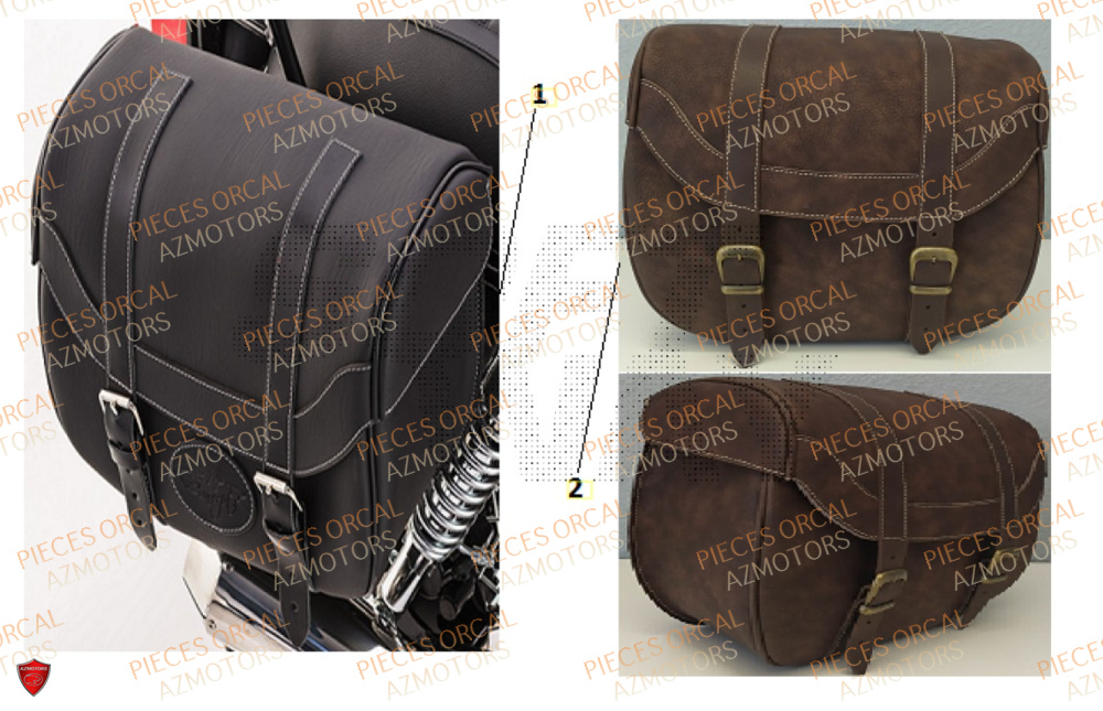 Sacoche ORCAL Pièces Orcal ASTOR 125cc EURO5