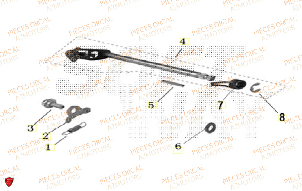 Selection ORCAL Pièces Orcal ASTOR 125cc EURO5