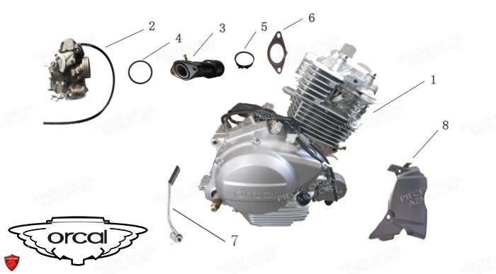 JOINT PAPIER CARBURATEUR
ORCAL
Pièce Orcal scooter, Piece moto ORCAL Origine constructeur JOINT PAPIER CARBURATEUR