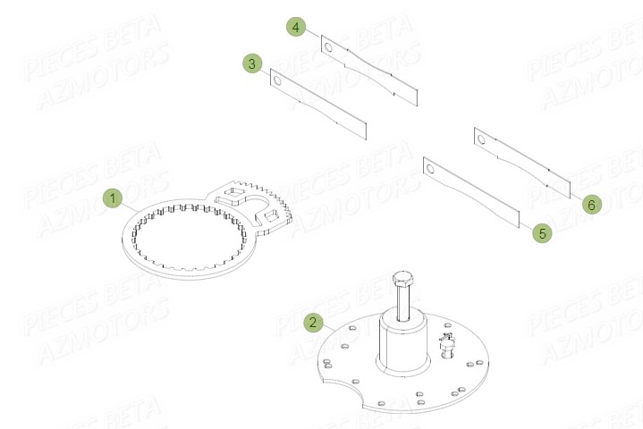 Outillages Special BETA Pièces BETA EVO 125 2T - (2015)