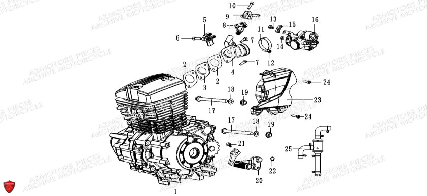 Moteur Injection ARCHIVE PIECE SCRAMBLER 125cc AM64 ARCHIVE EURO4