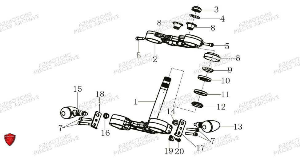 Te De Fourche ARCHIVE PIECE SCRAMBLER 125cc AM64 ARCHIVE EURO5