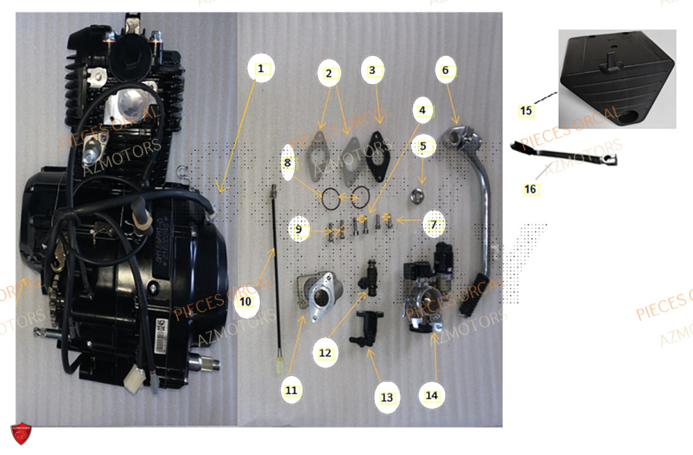 MOTEUR pour 125 SIRIO EURO 5
