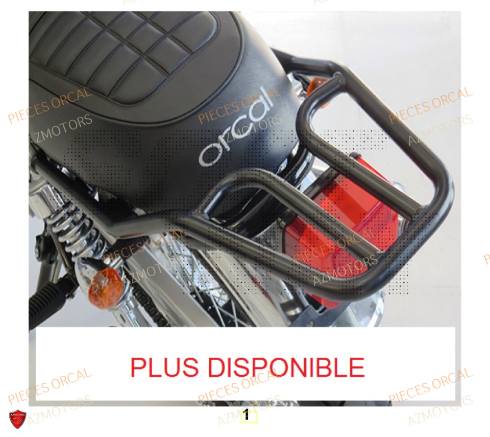Porte Paquet AZMOTORS Pièces Orcal SIRIO 125cc Euro5