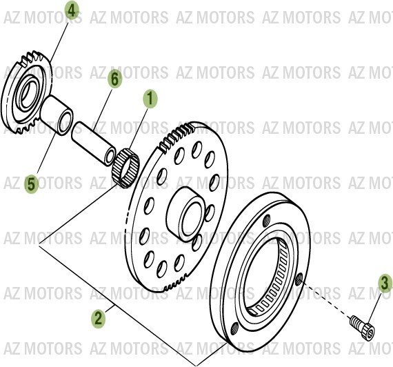 Demarrage Electrique 2 BETA Pièces Alp 200cc [2008]