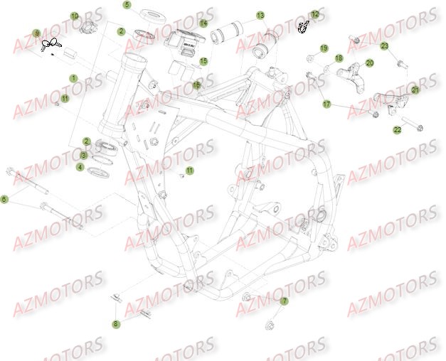 CHASSIS pour 350-RR-11