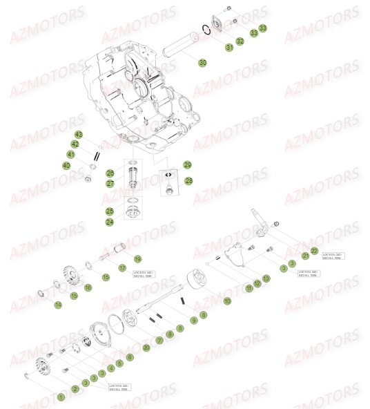 BOUCHON FILTRE HUILE BETA pour CIRCUIT DE LUBRIFICATION de 350 RR RACING 15