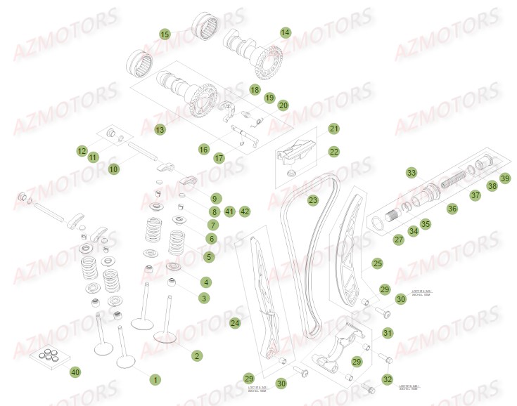 BOUCHON FILTRE HUILE BETA pour DISTRIBUTION de 350 RR RACING 15