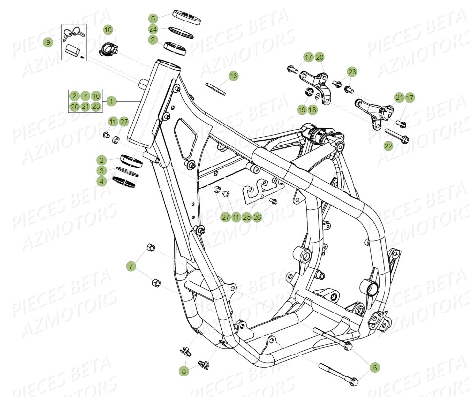 CHASSIS BETA 390 RR RACING 17