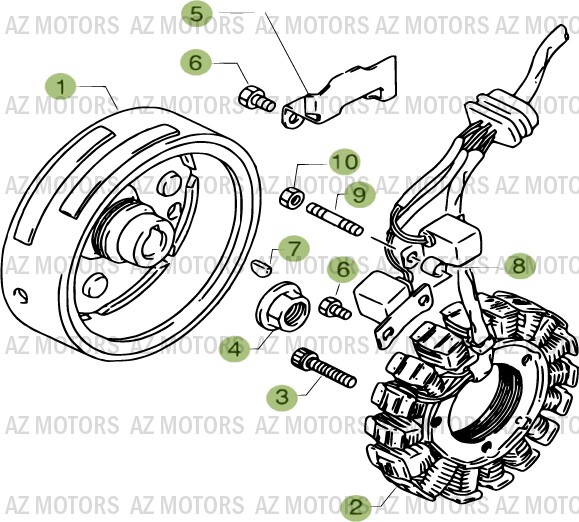 Allumage BETA Pièces ALP 4.0 350cc EURO2 [2007]