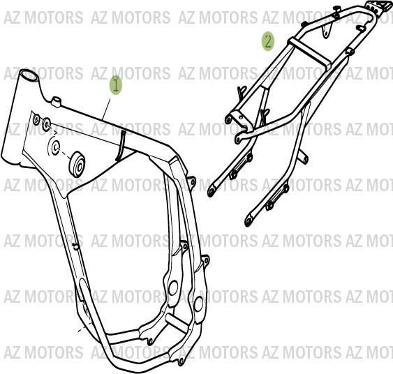 Chassis BETA Pièces ALP 4.0 350cc EURO2 [2007]