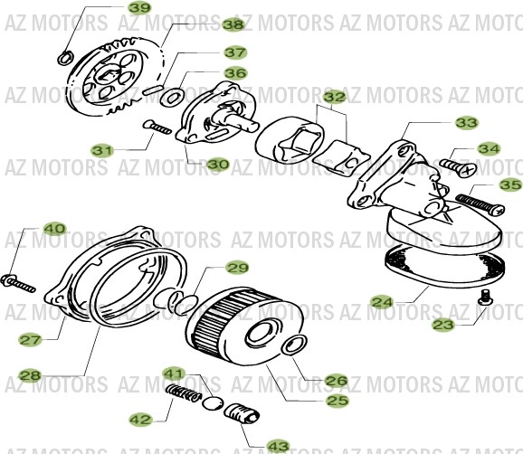 Circuit De Lubrification BETA Pièces ALP 4.0 350cc EURO2 [2007]