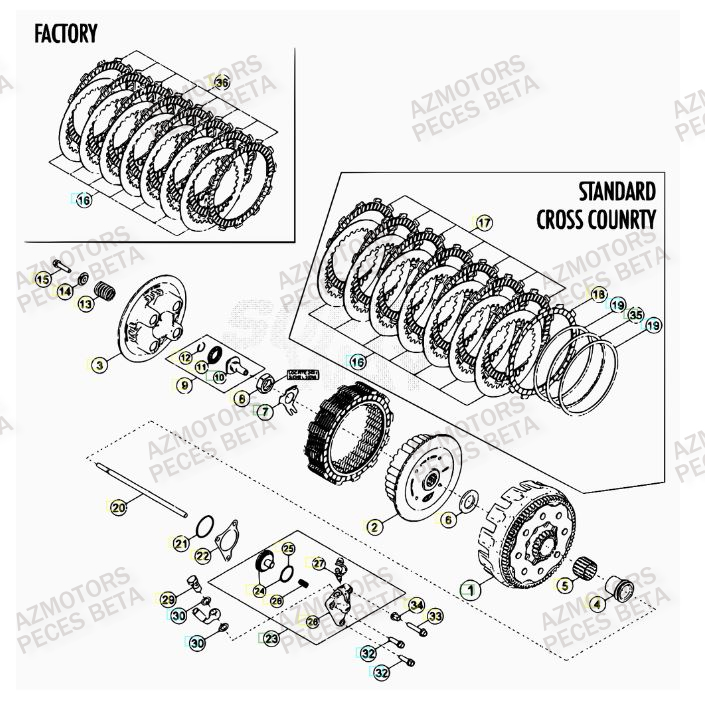 EMBRAYAGE pour 400-RR-FACTORY-12