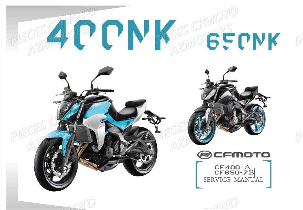 Manuel CFMOTO Pièces Origine CFMOTO 400 NK ABS (2019)