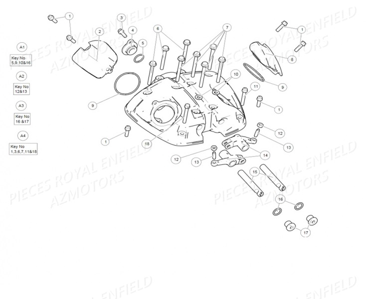 574189/A - JOINT TORIQUE  (Royal Enfield) pour CACHE CULBUTEUR de 410 HIMALAYAN