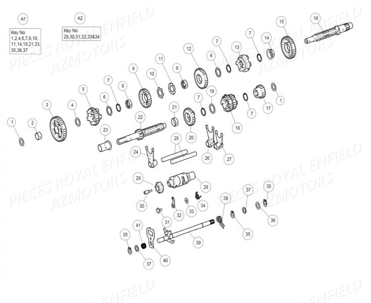 TRANSMISSION AZMOTORS 410 HIMALAYAN