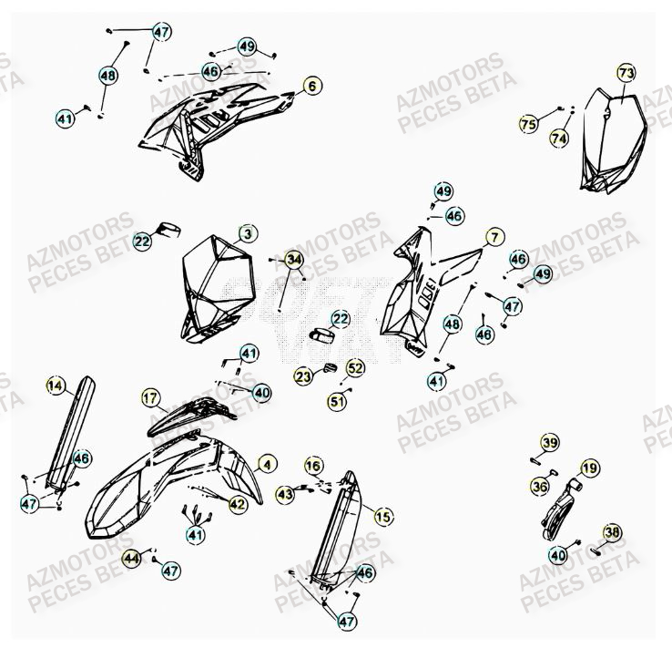 CARENAGE AVANT pour 450-RR-FACTORY-12