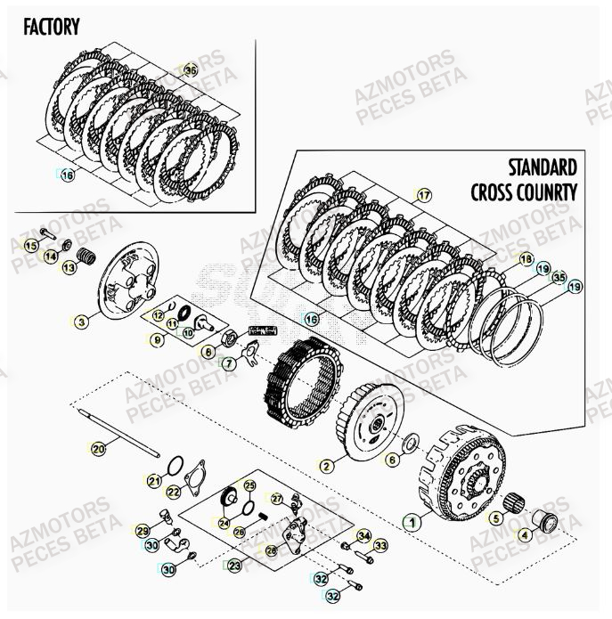 EMBRAYAGE pour 450-RR-FACTORY-12