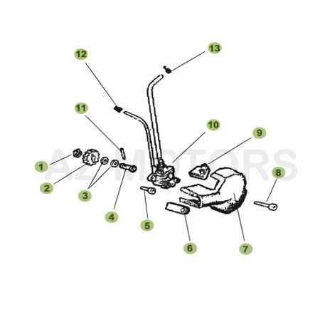 CIRCUIT DE LUBRIFICATION BETA 50 RR 05 06