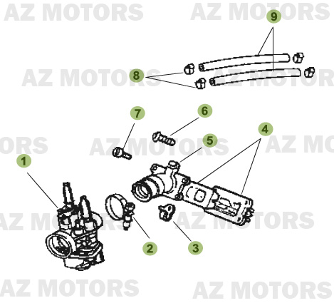 CARBURATEUR BETA 50 RR 07