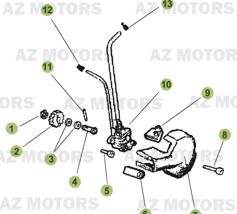 CIRCUIT DE LUBRIFICATION BETA 50 RR 07