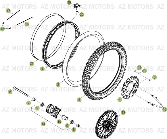 ROUE_AVANT_DU_NO_SERIE_1_A_471 BETA Pièces RR Enduro 50 RR 2012