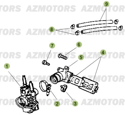 CARBURATEUR BETA 50 RR 2010 11