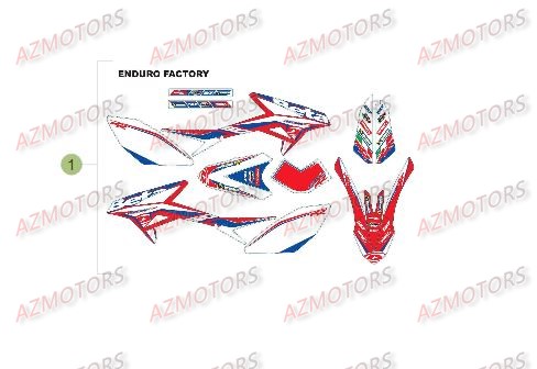Decors Du No Serie 100513 A 199999 BETA Pièces Beta 50 RR FACTORY - 2015-2014