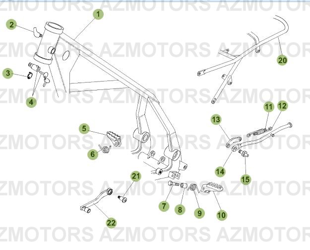 ACCESSOIRES DU CHASSIS pour 50-RRRAC-07