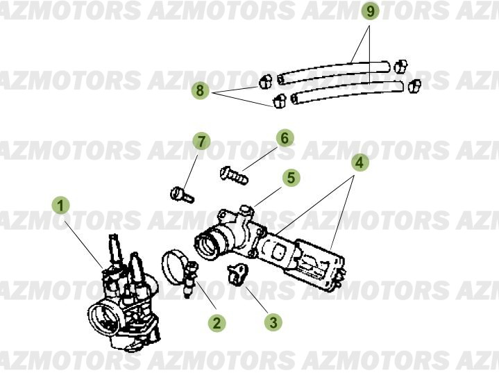 CARBURATEUR BETA 50 RRRAC 2010 11