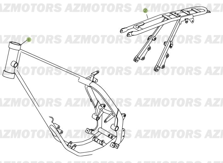 Chassis BETA Pièces Beta 50 RR FACTORY - 2010-2011