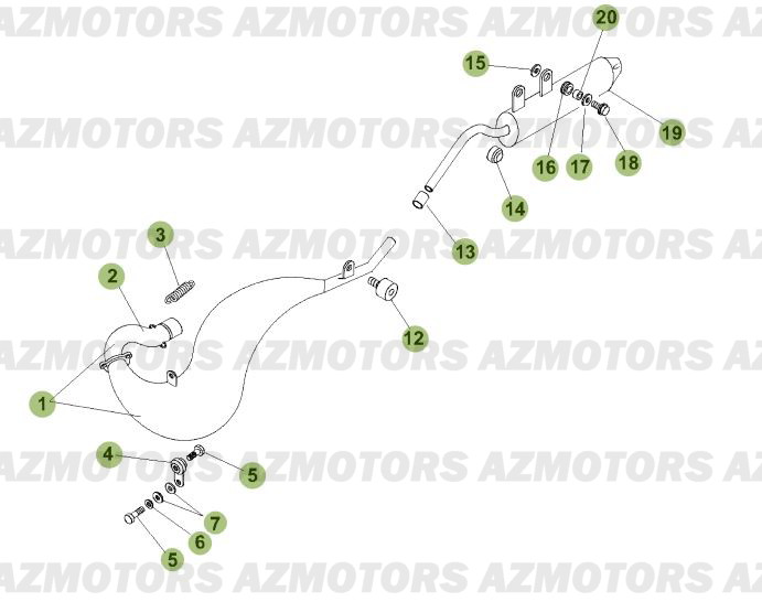 ECHAPPEMENT pour 50-RRRAC-2010-11