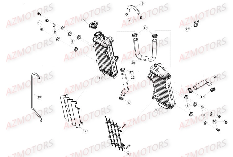 RADIATEUR pour 50-RRRACING-16