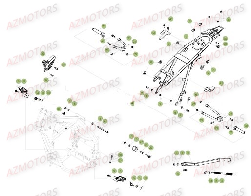 Accessoires Du Chassis BETA Pièces Beta 50 RR RACING - 2017