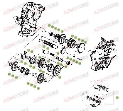 Boite A Vitesses BETA Pièces Beta 50 RR RACING - 2017