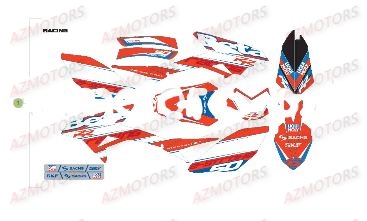 Decor BETA Pièces Beta 50 RR RACING - 2017