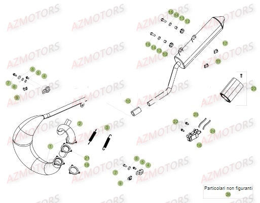 ECHAPPEMENT BETA 50 RRRACING 17