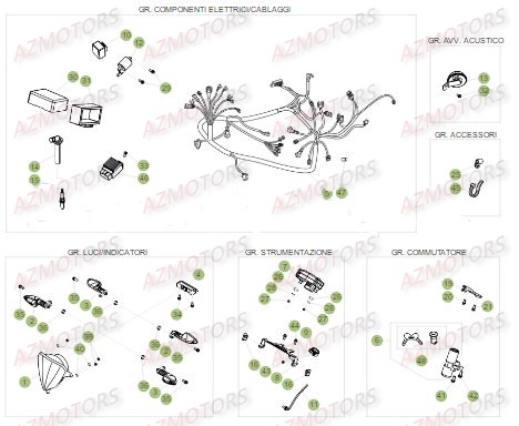 EQUIPEMENT ELECTRIQUE BETA 50 RRRACING 17