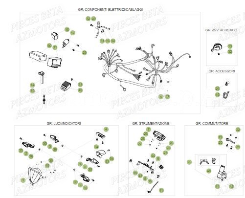 Equipement Electrique BETA Pieces Beta 50 RR RACING - 2018