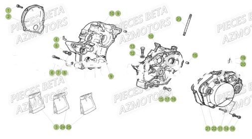Carter BETA Pieces Beta 50 RR RACING - 2019