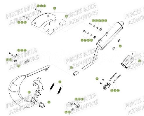 ECHAPPEMENT pour 50-RRRACING-19