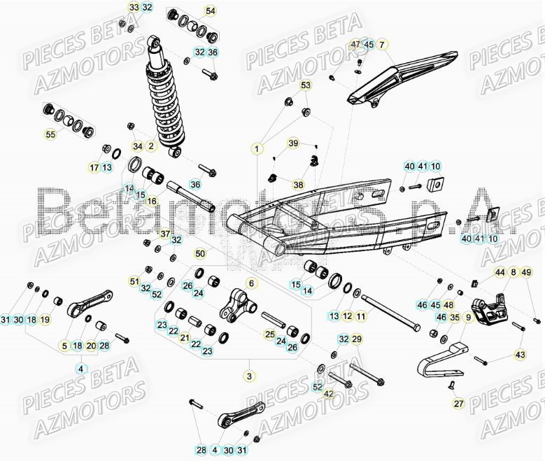 Suspension Arriere BETA Pieces Beta 50 RR RACING - 2019
