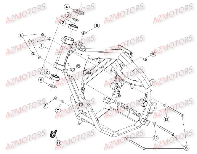 CHASSIS pour 50-RRSPORT-15