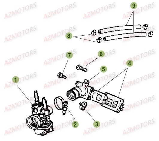 Carburateur BETA Pièces Beta RR 50 SPORT - 2016