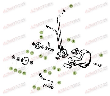 CIRCUIT DE LUBRIFICATION BETA 50 RRSPORT 16