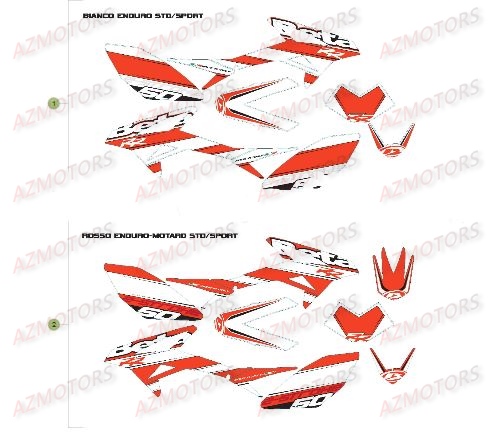 Decorations BETA Pièces Beta RR 50 SPORT - 2016
