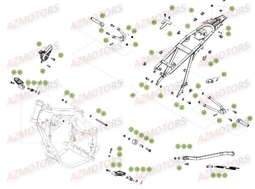 ACCESSOIRES DU CHASSIS pour 50-RRSPORT-17