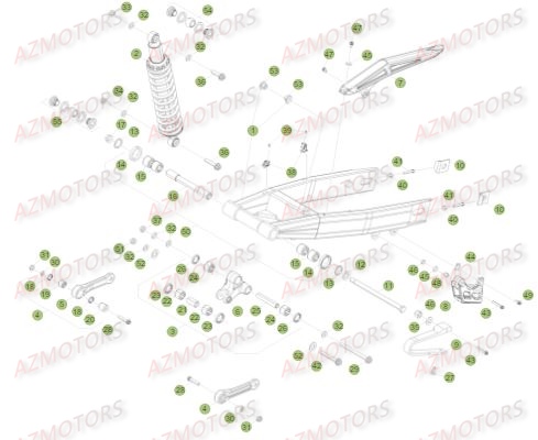 BRAS OSCILLANT pour 50-RRSPORT-17