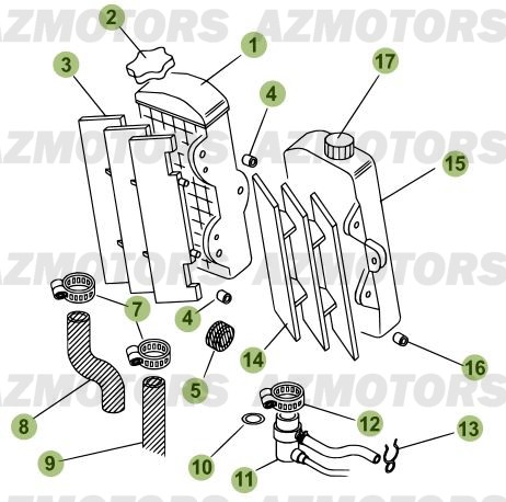 RADIATEUR pour 50-RRSTD-07